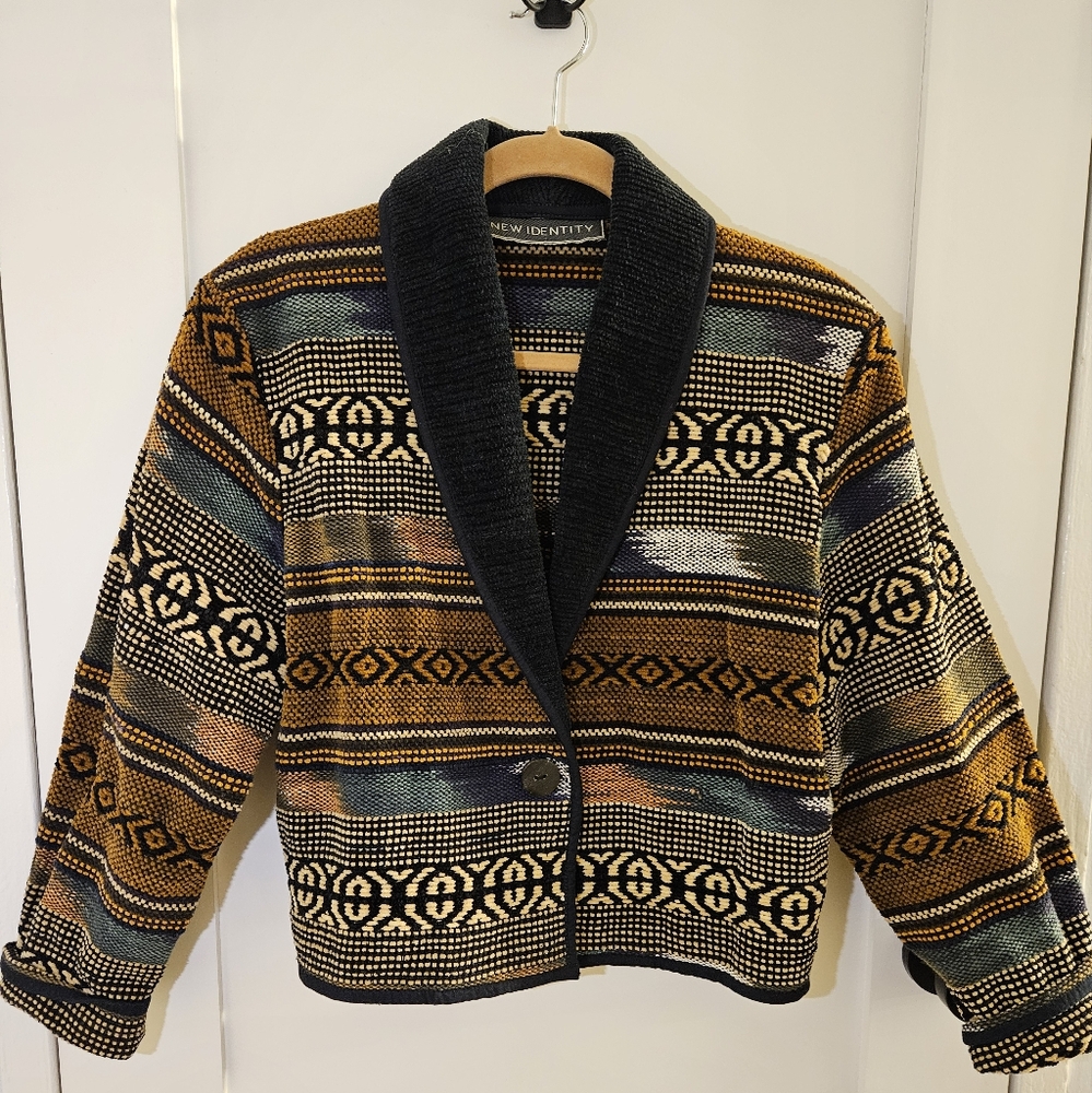 Vintage Woven Bolero Jacket